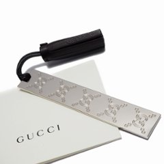 【中古】【非常に良い】 GUCCI グッチ GGアイコン ブックマーク 栞 金属製の画像