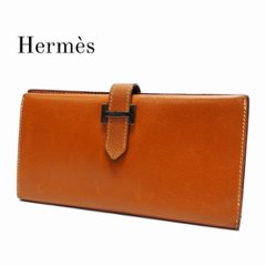 【中古】【良い】 HERMES エルメス ベアン 二つ折り長財布 2000年製 クシュベルの画像