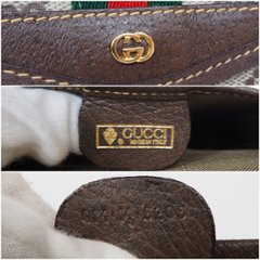 【中古】【非常に良い】 OLDGUCCI オールドグッチ ヴィンテージグッチ シェリーライン ポーチ 1970年代画像