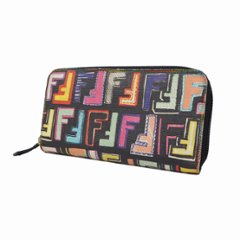 【中古】【良い】 FENDI フェンディ ズッカ 長財布 ラウンドファスナー FFロゴ 8M0024の画像