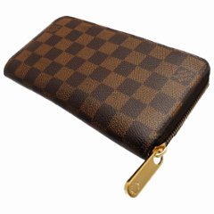 【中古】【良い】 LOUIS VUITTON ルイヴィトン ダミエ エベヌ ジッピーウォレット 財布 長財布 N60015の画像