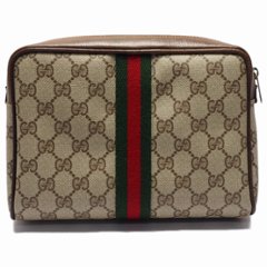 【中古】【良い】OLDGUCCI オールドグッチ GUCCIPARFUMS グッチパフューム シェリーライン クラッチバッグ コスメポーチ 化粧ポーチ 1972年 70'S 画像