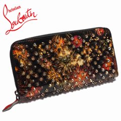 【中古】【非常に良い】 Christian Louboutin クリスチャンルブタン 長財布 ジッピーウォレット パネトーネ 3165134 M196の画像