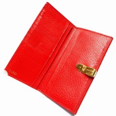 【中古】【良い】 OLDGUCCI オールドグッチ ヴィンテージグッチ 長財布 ベルトクリップ レッド 035･661･1664･0画像