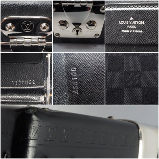 【中古】【非常に良い】 LOUIS VUITTON ルイヴィトン ダミエグラフィット プレジデント45 トランクケース N48190 画像