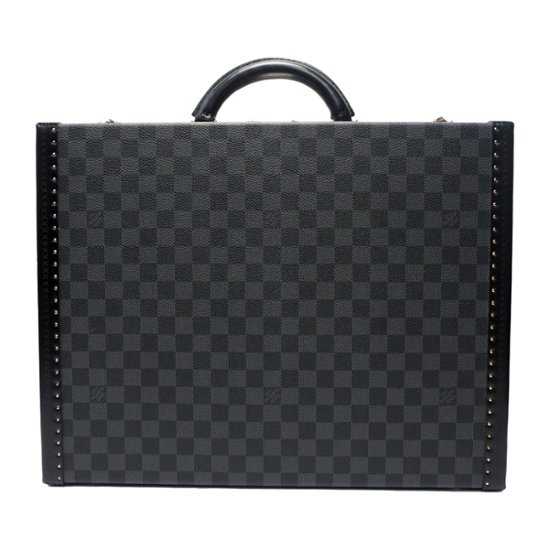 【中古】【非常に良い】 LOUIS VUITTON ルイヴィトン ダミエグラフィット プレジデント45 トランクケース N48190 画像