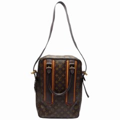 【中古】【良い】 LOUIS VUITTON ルイヴィトン モノグラムベキア ポルトドキュマン ヴェルティカル ショルダーバッグ 2way M95529画像