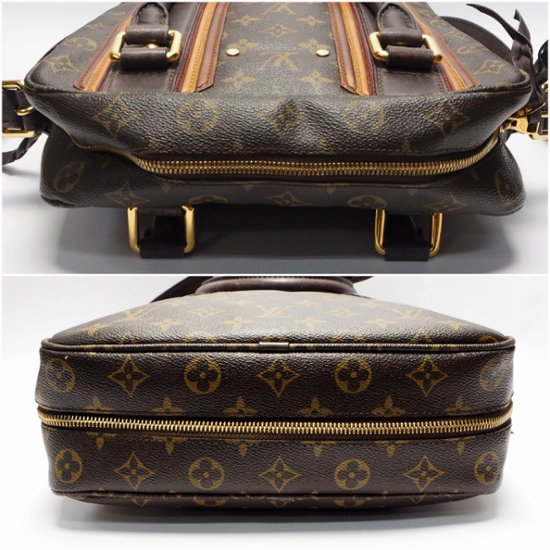 【中古】【良い】 LOUIS VUITTON ルイヴィトン モノグラムベキア ポルトドキュマン ヴェルティカル ショルダーバッグ 2way M95529画像